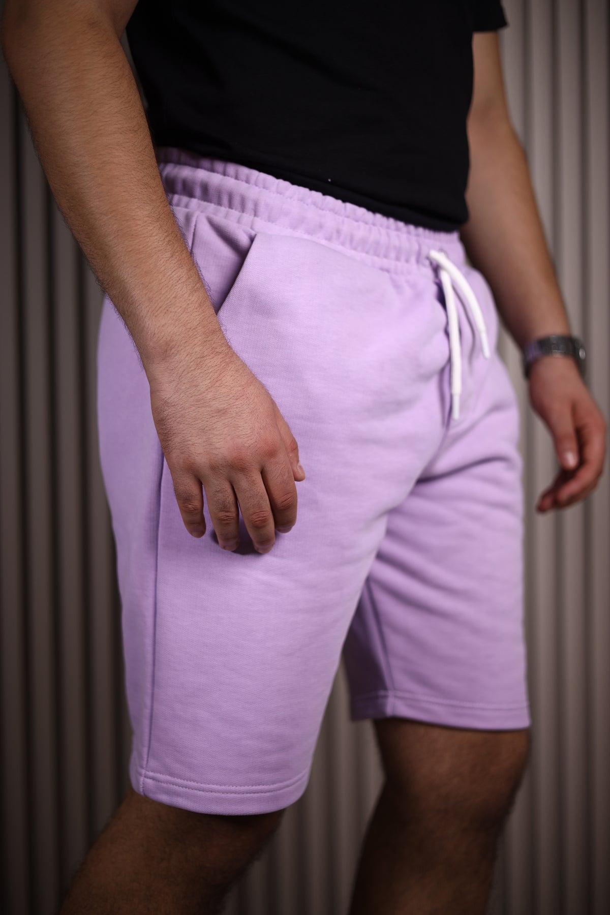 El-Haj cotton shorts