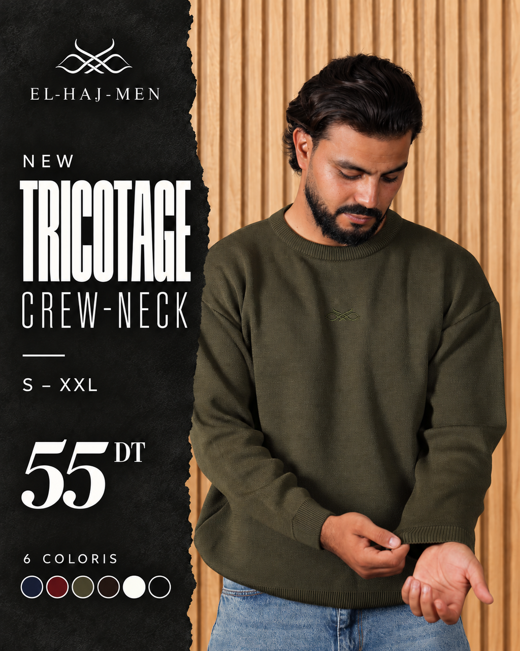 El-haj Tricotage Crew-neck