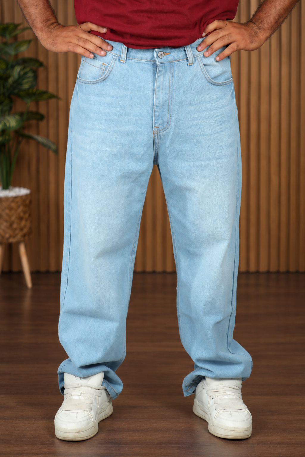 El-Haj Straight Baggy Jeans