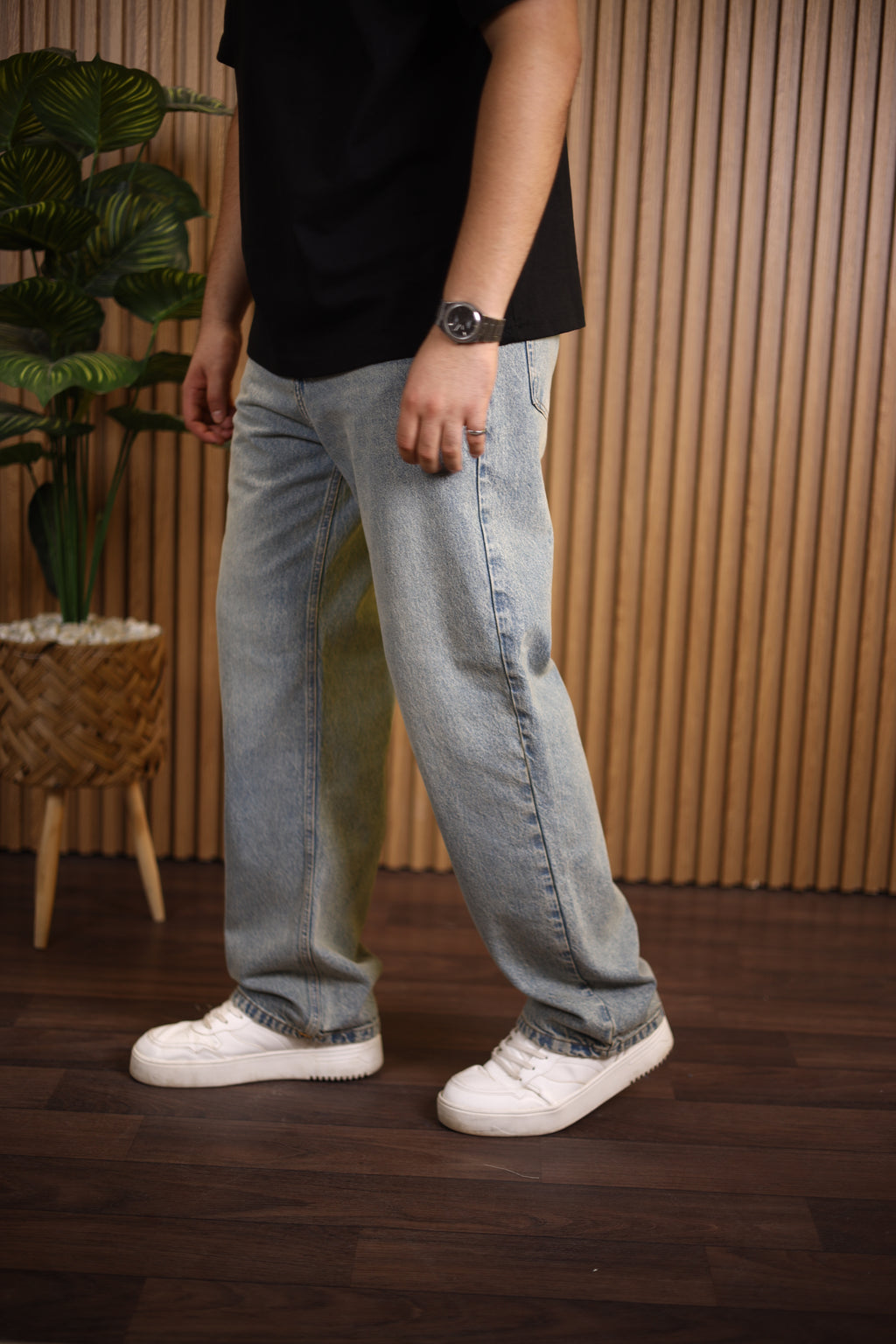 El-Haj Straight Baggy Jeans