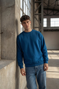 El-Haj Classic Crew-neck - Sea Blue