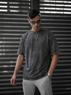 EL- Haj Classic Acid-washed T-shirt