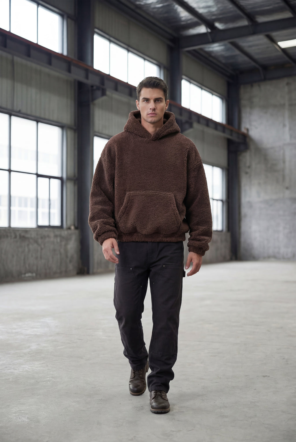 El-Haj Sherpa Hoodie - Brown