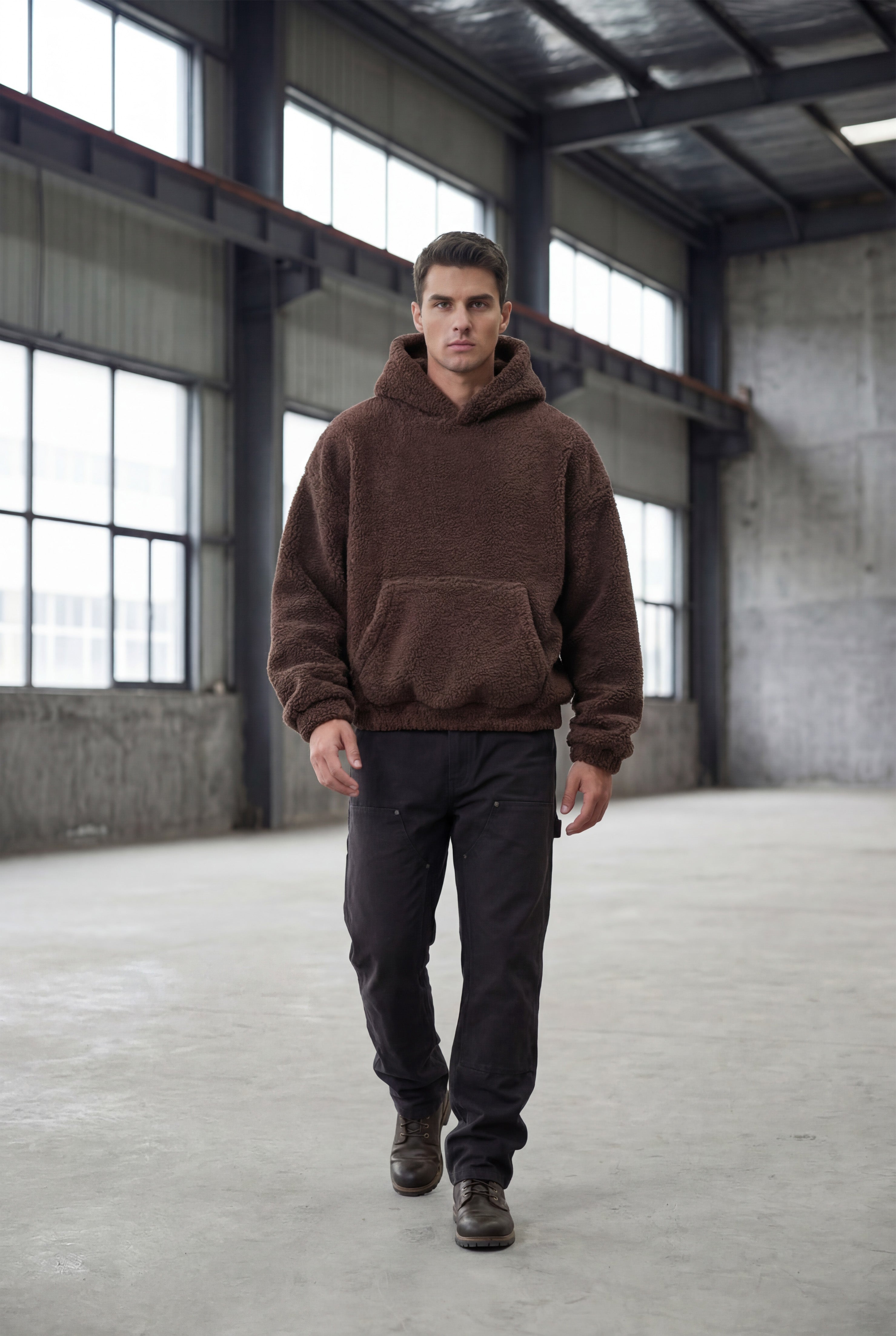 El-Haj Sherpa Hoodie - Brown