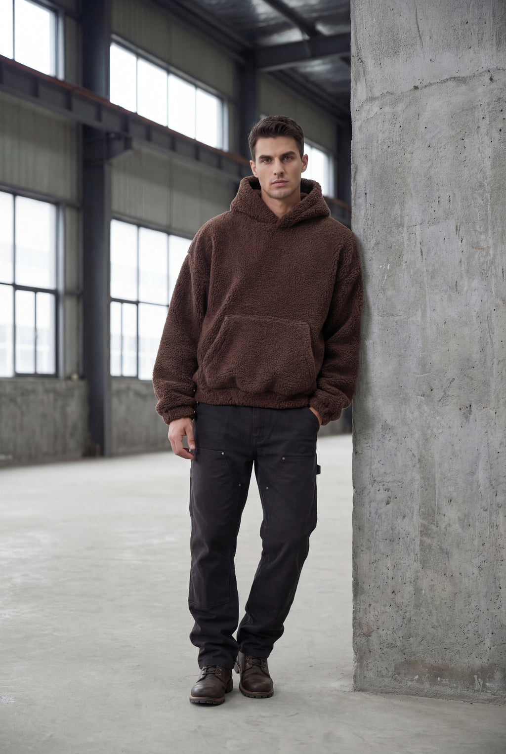 El-Haj Sherpa Hoodie - Brown