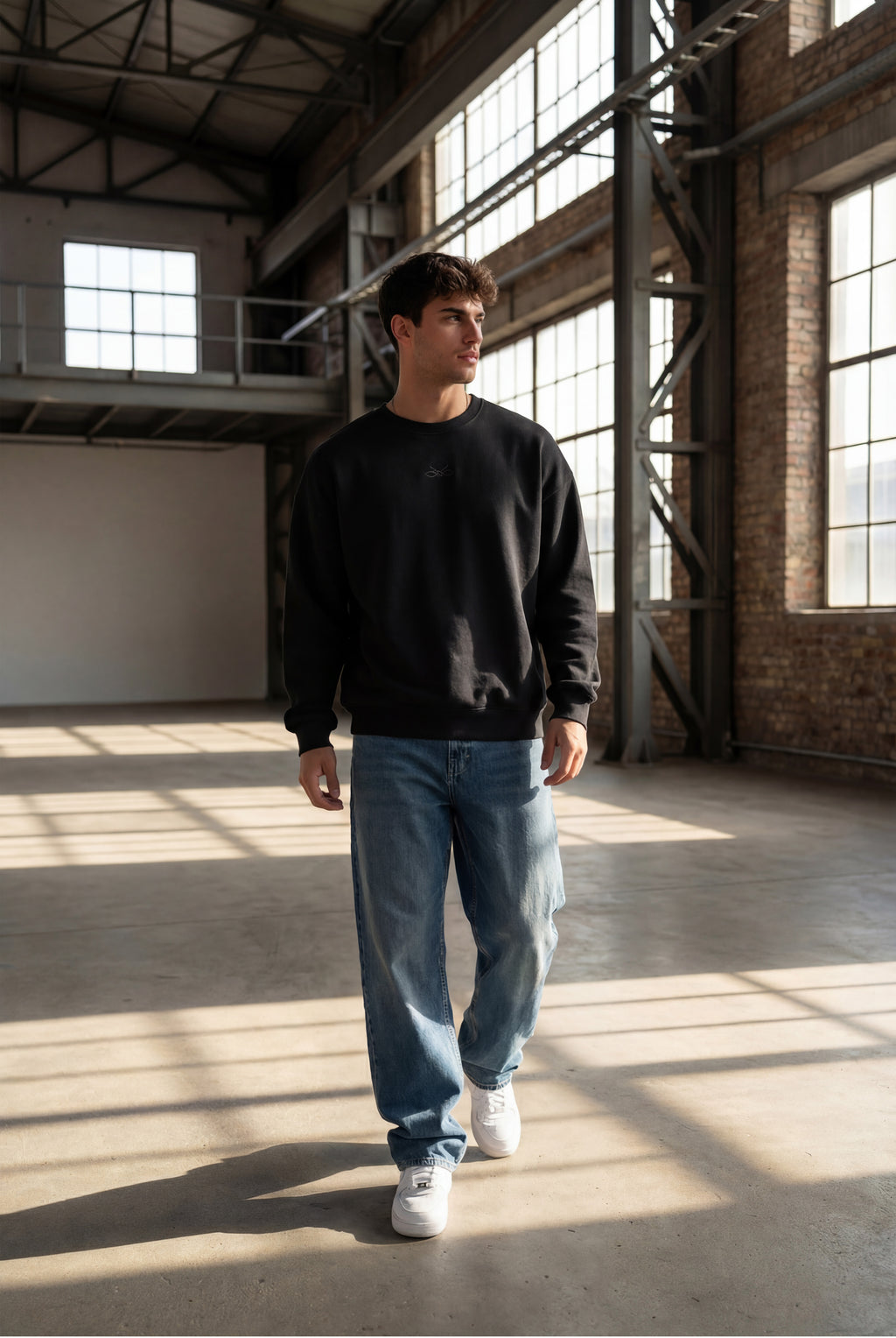 El-Haj Classic Crew-neck - Black